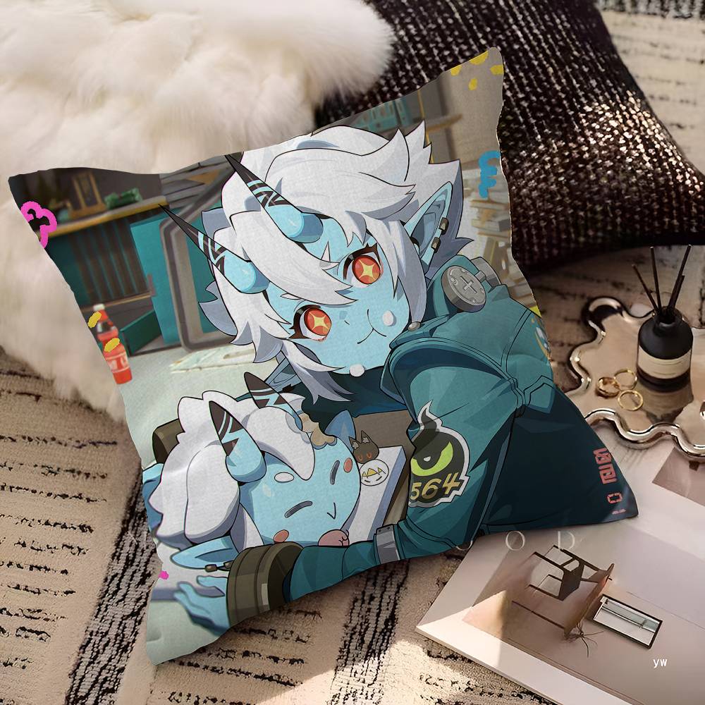 Popular Game Z-Zenless Z-Zone Z-Zero Pillowcases Home Bedding Decorative Pillow Cover Wedding Super Soft Pillow Case