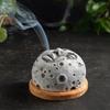 Home Decorations Incense Burner Holder Unique Moon Face Incense Cone Burner Elevate Meditation Serenity Meets Aromatherapy