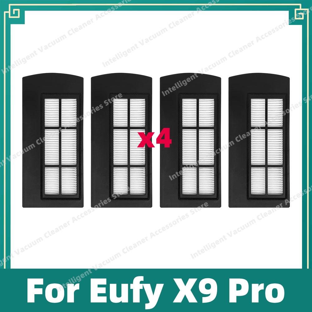 Compatible For Eufy X9 Pro Vacuum Cleaner Side Brush Hepa Filter Mop Cloth Rag Accessories Replacement Spare Parts