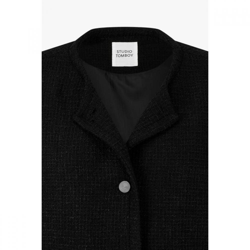 Studio Tomboy Tweed Short Sleeve Jacket 9175212982