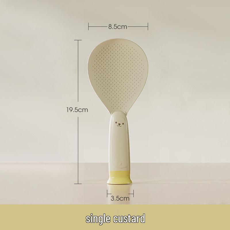 Heat-Resistant Non-Stick Stand-Up Rice Spoon for Kitchen Use