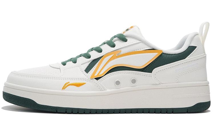Li Ning Sports Life Collection Synthetic Leather Coverage Thermal Slip Resistant Low top Skateboard Shoes Men s AGCS135-4 39