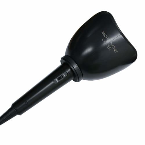 Allone Microphone & Cover Set 11 X 25 X 11cm Compatible with Switch/PS4 Black Urethane Washable Easy Installation ALG-MCSET