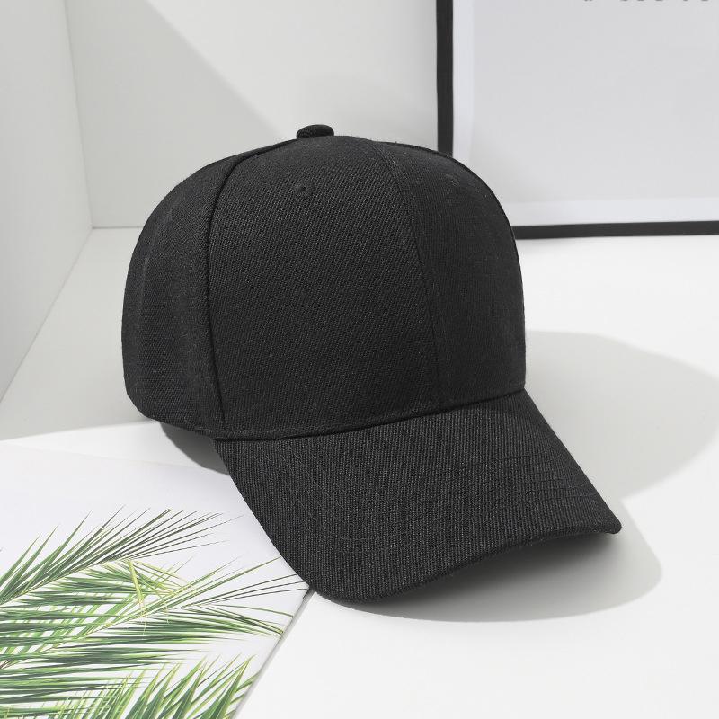 Children's Kids Baseball Cap Spring Summer Outdoor Child Solid Color Hat For Boy Girl Cotton Adjustable Sun Protection Sun Hats