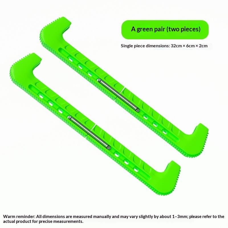 1Pair Adjustable Ice Skate Blade Guard Pvc Hard Skating Blade Protector Cover For Figure Skating Hockey Skates