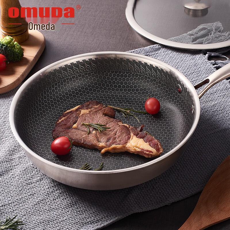 Oumeida 316 Edelstahl Antihaft-Wok