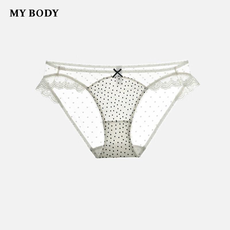 Mybody Women's Lace Low-Rise Breathable Briefs