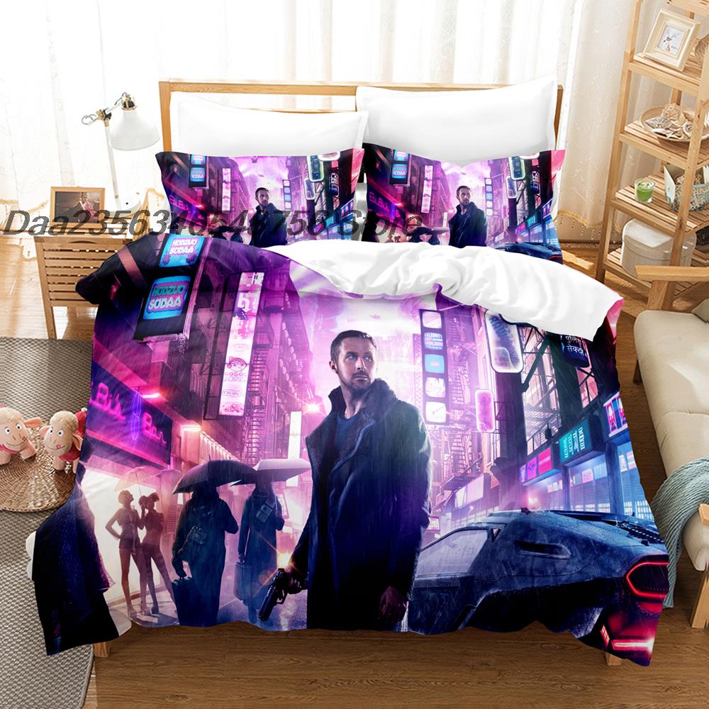 2049 Blade Runner Bedding Set Single Twin Full Queen King Size Bed Set Aldult Kid Bedroom Duvetcover Sets 3D Bed Sheet Set