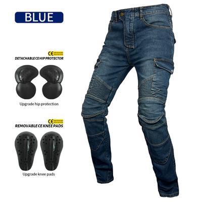Men Motorcycle Pants Motorcycle Jeans Protective Gear Riding Touring Motorbike Trousers With Protect Gears Summer Women