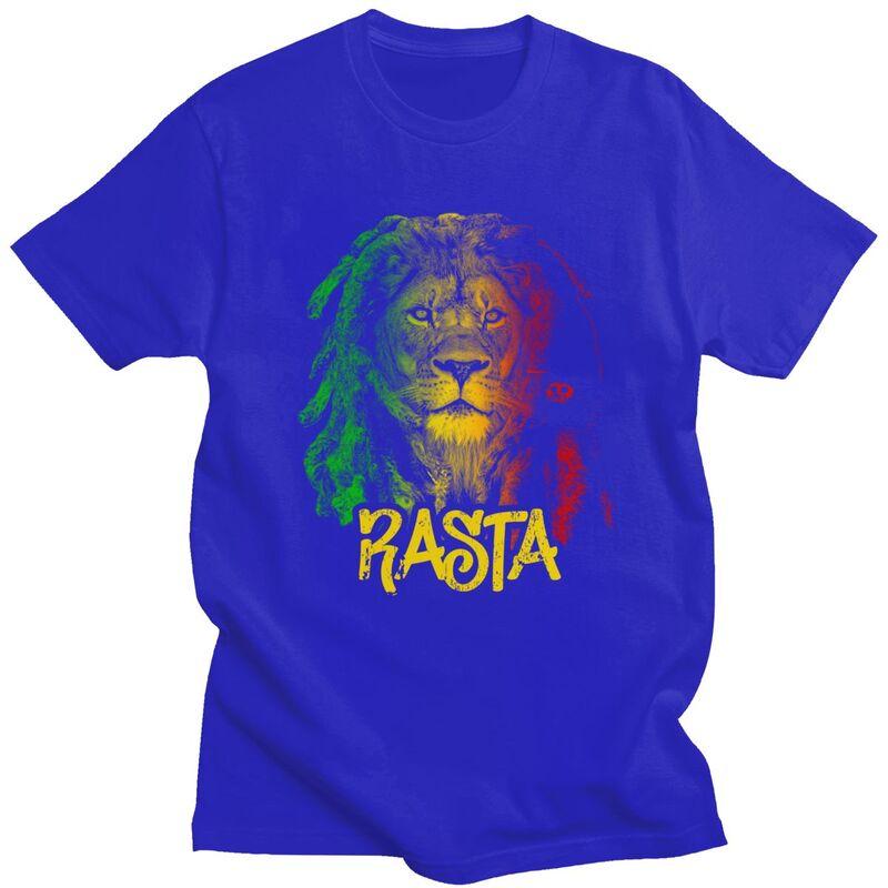 Custom Jamaica Flag Rasta T Shirts Unisex Pure Cotton Tees Jamaican Pride Tshirts T-shirt