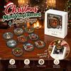 Christmas Mini Vinyl Record Music Player Christmas Music Box  Holiday Home Decor