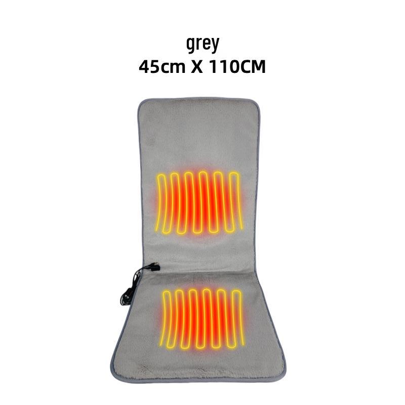 USB Heated Seat Cushion - Electric Winter Heating Pad for Office, Car, and Outdoor Chairs