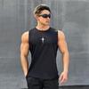 Ärmellose Weste Herren Schnelltrocknend Sportlich Slim Kurzarm T-Shirt Ins Fitness Übergröße Basketball Trainingskleidung