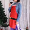 Merry Christmas Apron Natal 2021 Noel Ornaments Christmas Decoration for Home Xmas Pinafore for Kids Adults Navidad Santa