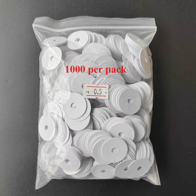 Piano accessories washers, key washers, paper washers, there are 1000 paper washers per pack.