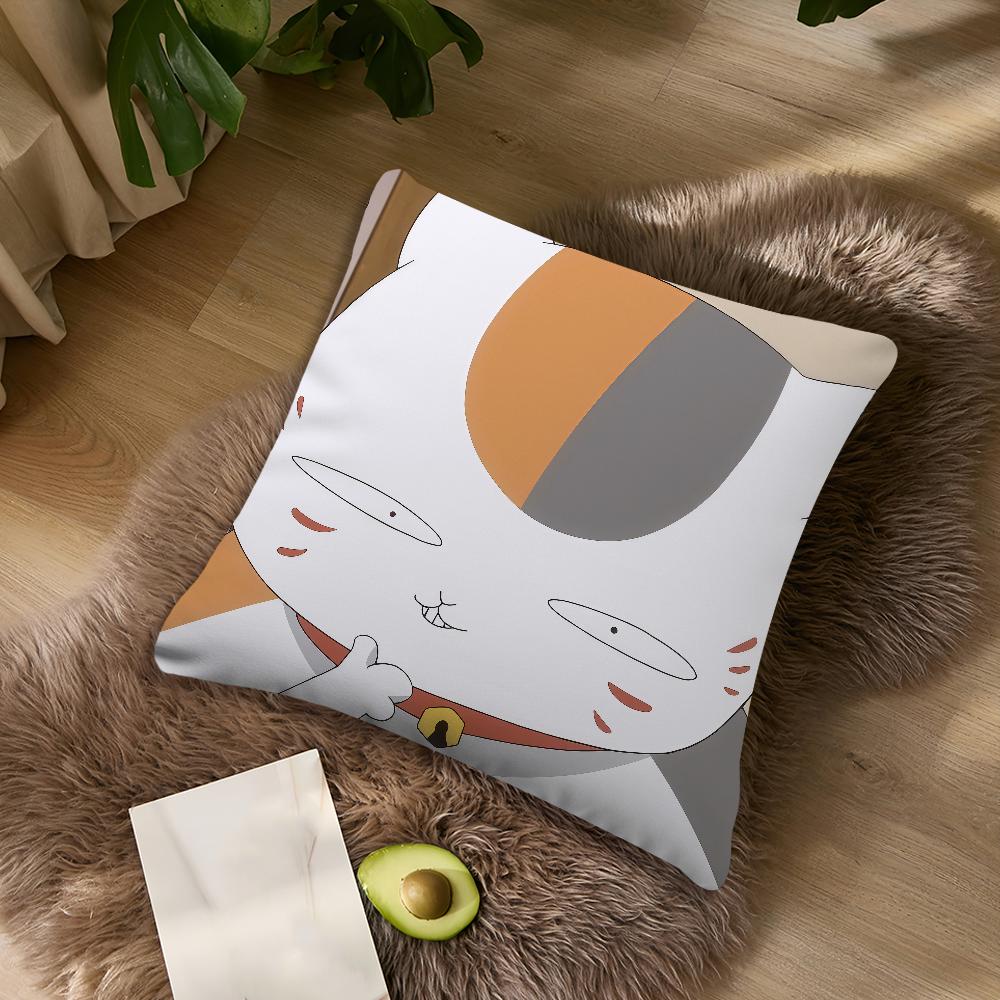 cushion cover Pillowcase NNyanko DoubleSided sensei cute Printing kawaii Sofa Cushion Bedroom anime Bedside cat PillowCover