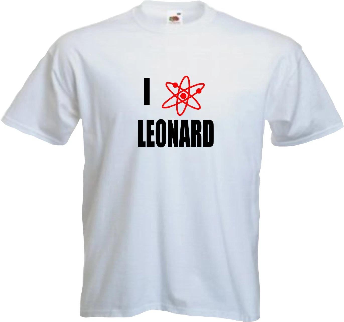 I LOVE LEONARD - FUNNY BIG BANG THEORY SLOGAN Womens T-Shirt 3XL