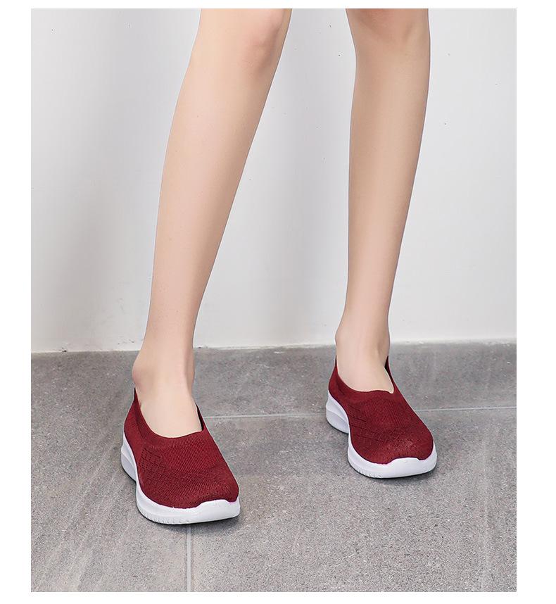 Chaussures de Sport Décontractées Confortables à Semelle Souple pour Femmes Âgées - Nouveau Style Grande Taille Chaussures en Tissu Vieux Pékin