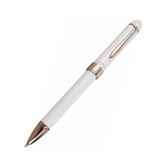 Sailor Pen Multifunction Pen 2-Color + Mechanical Pencil Fascine3 White 16-0325-210 Rose Gold Pearl Finish Adult Cute Ballpoint Pen Mechanical Pencil