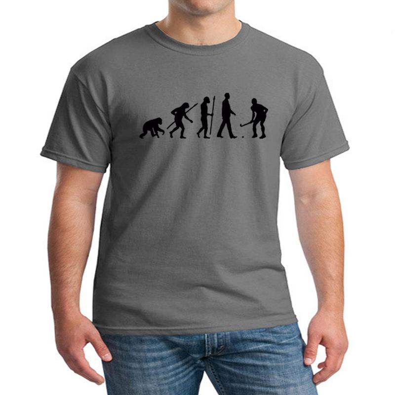 Evolution Field Hockeyer Unisexs Print Tshirt 100 Cotton Male Tops Tee Casual Popular Fashion Oneck T Shirt Harajuku Streetwear
