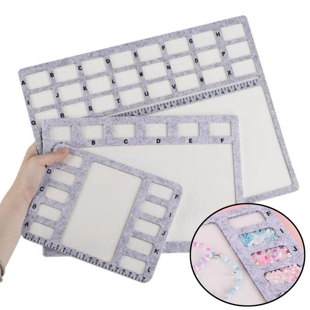 Alphabetic Scale Felt Beading Tray Felt Surfaces Beading Mat Bead Pad  DIY Jewelry Making