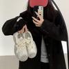 Round head shows small and heightened thick-soled dad shoes for women's 2025 new summer light and breathable ugly cute sports shoes