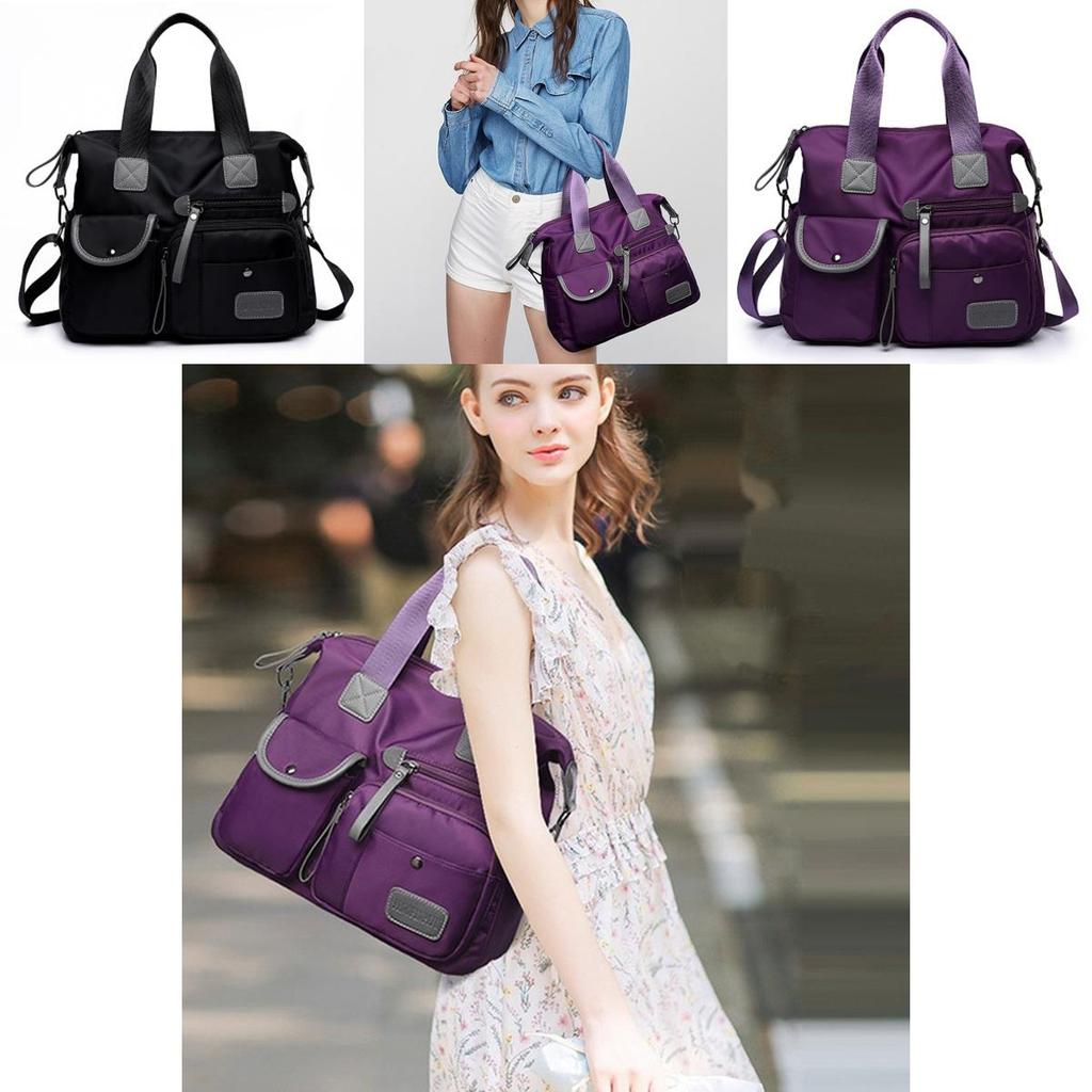 Stylish Women Waterproof Nylon Shoulder Bags With Large Capacity And Timeless Design