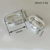Geometric Square Simple Ear Buckle Women, Daily Matching French Temperament Elegant Earrings