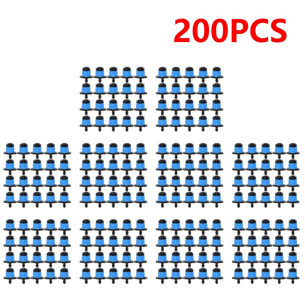 40-200Pc Garden Adjustable Nozzle Drip Irrigation Watering Sprinkler Automatic Watering 4/7mm Hose For Garden Farming Flower Law