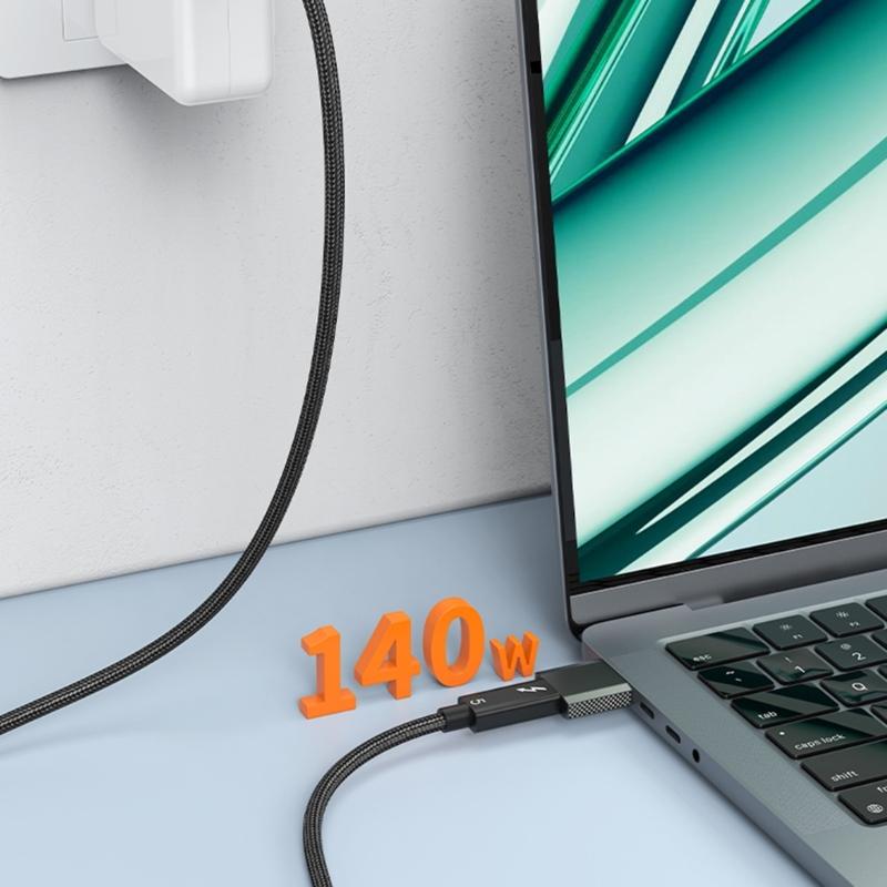 Secure Magnetic Lock Converter From Type C PD140W Fast Charging Preventing Device Drops Enhances Safety