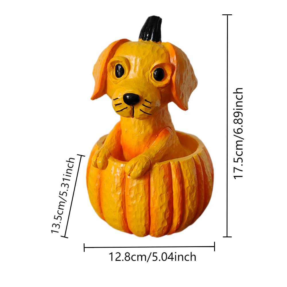 Cute Pumpkin Dog Ornaments, Creative Home Ornaments, Halloween Gifts, Christmas Gifts, Add a Festive Atmosphere