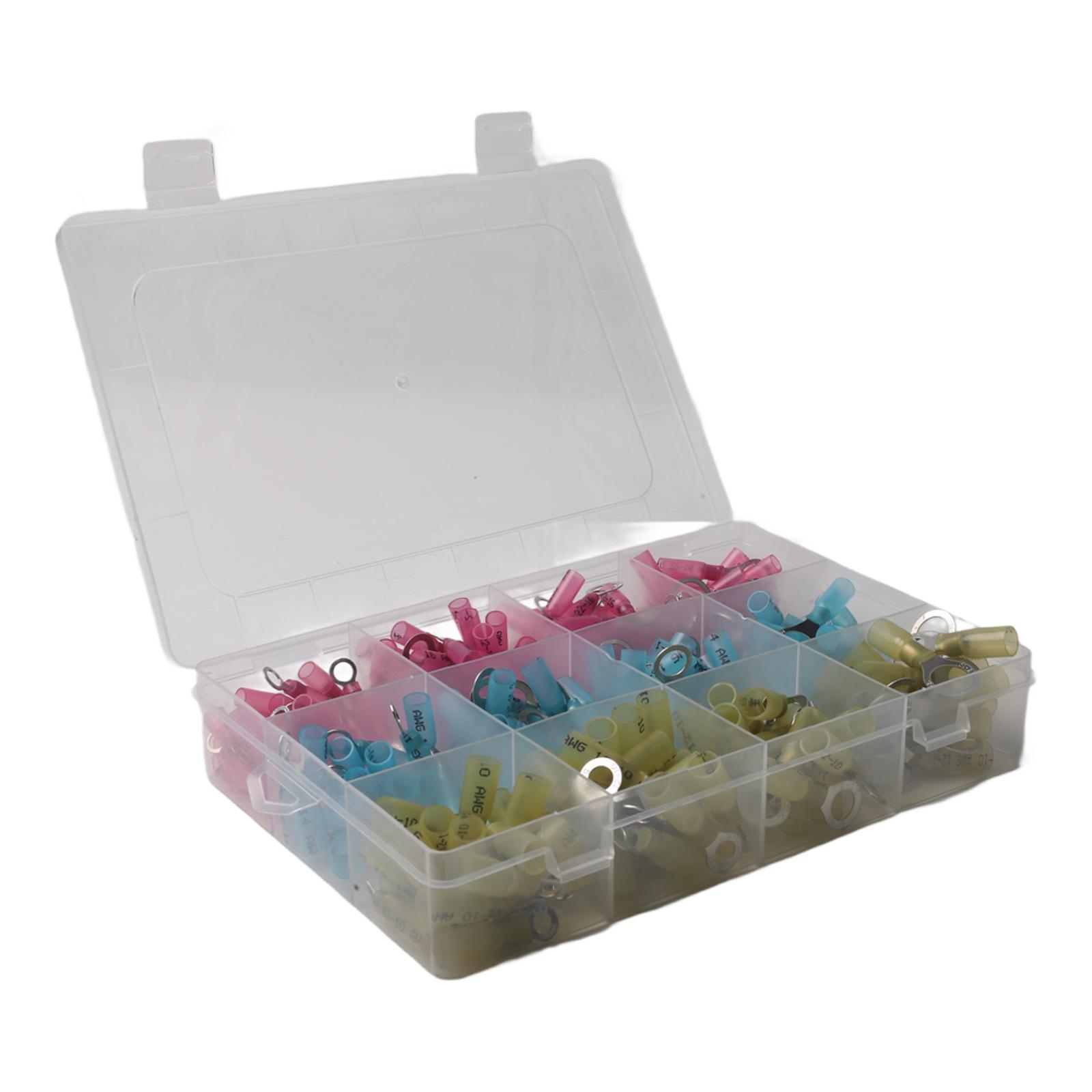 

250X Heat-shrink Ring Terminal Kit 22-10AWG Waterproof Wire Terminal Connectors Heat Shrink Ring Terminals Electrical Tools China Mainland