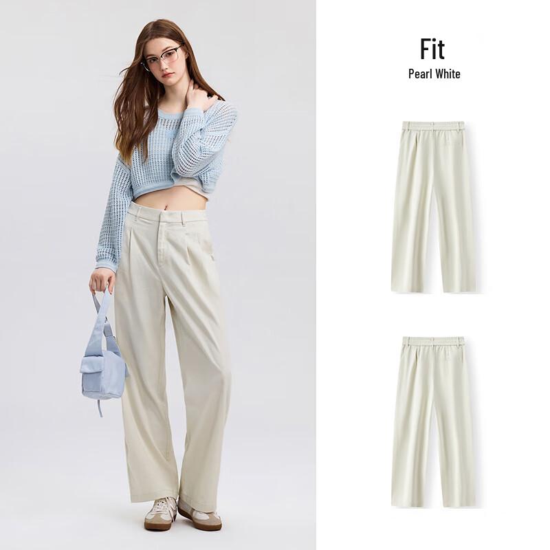 Semir Women's Solid Color Wide-Leg Casual Pants