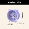 Kids' Decorative Kitten Alarm Clock with Ears and and Quiet Movement Perfectly for Bedroom or Dorm Accessory