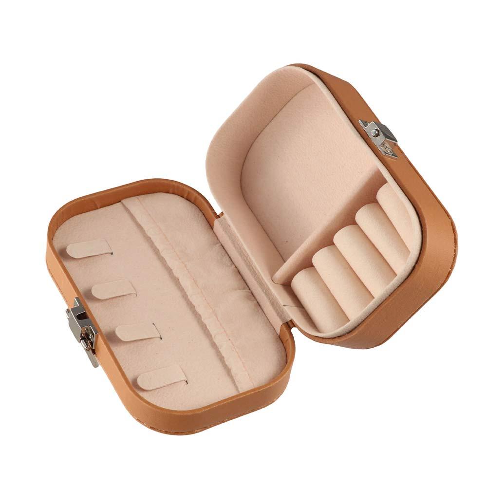 Macaron Farbe Schmuckaufbewahrungsbox Klassische Ringbox Ringhalter Ohrring-Aufbewahrungskoffer Damen