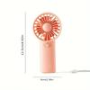 Cute Mini Fan Portable Handheld Fan Lightweight Handy Fan Pocket Low Noise Small Electric Fan for Student Gift Outdoor Fan 2025