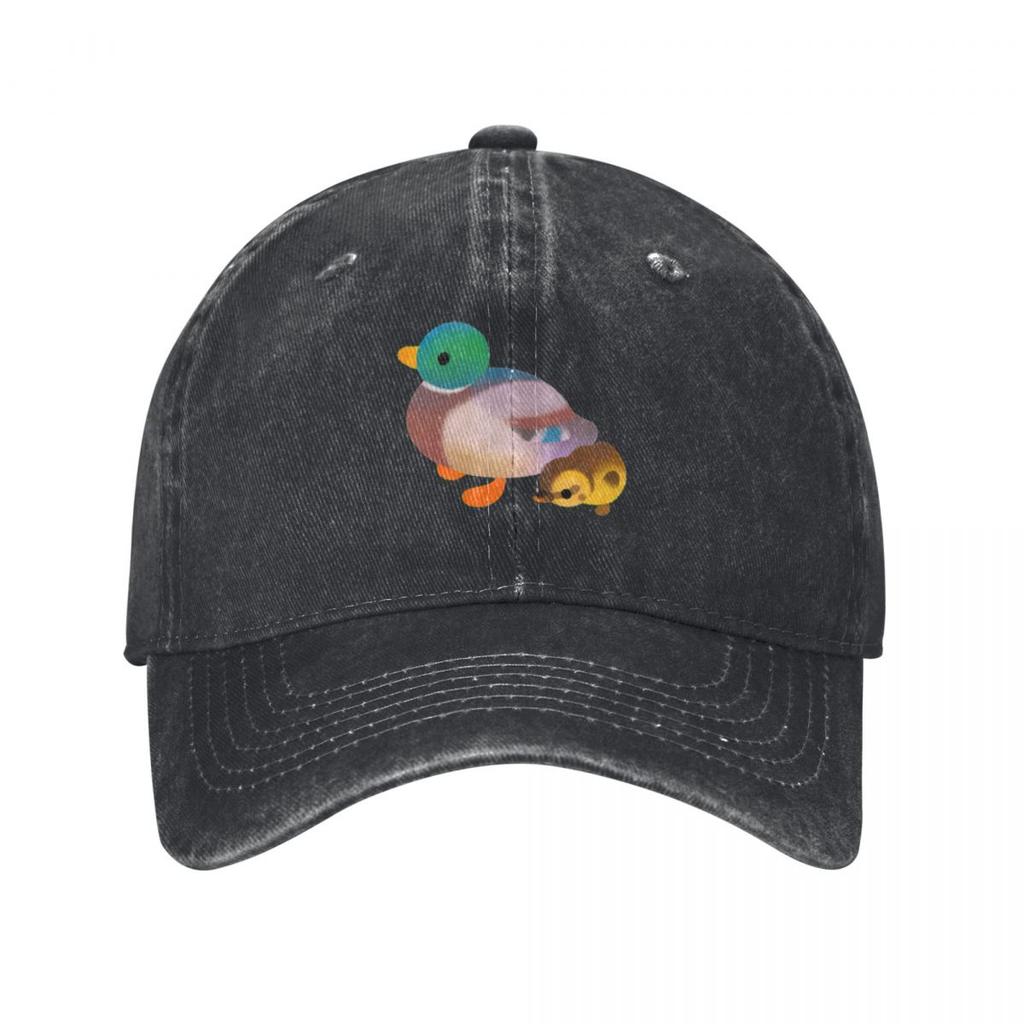 Duck and Duckling dark Baseball Cap Beach Outing Luxury Hat Horse Hat fun hats Golf Unisex Womens
