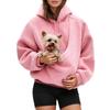 Pocket Style Pet In One Double-sided Plush Loose Fitting Hooded Sweatshirt For Both Men And Women