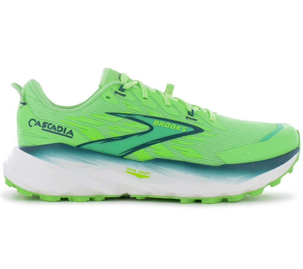 BROOKS Cascadia 19 - Men's Trail Running Shoes Running Shoes Green 1104571D-382 ORIGINAL