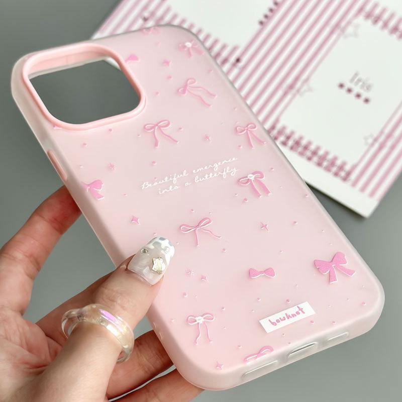 Skinny iPhone 16 Case Compatible and Fits 15 14 13/12/11promax /xsmax/xr Bowtie