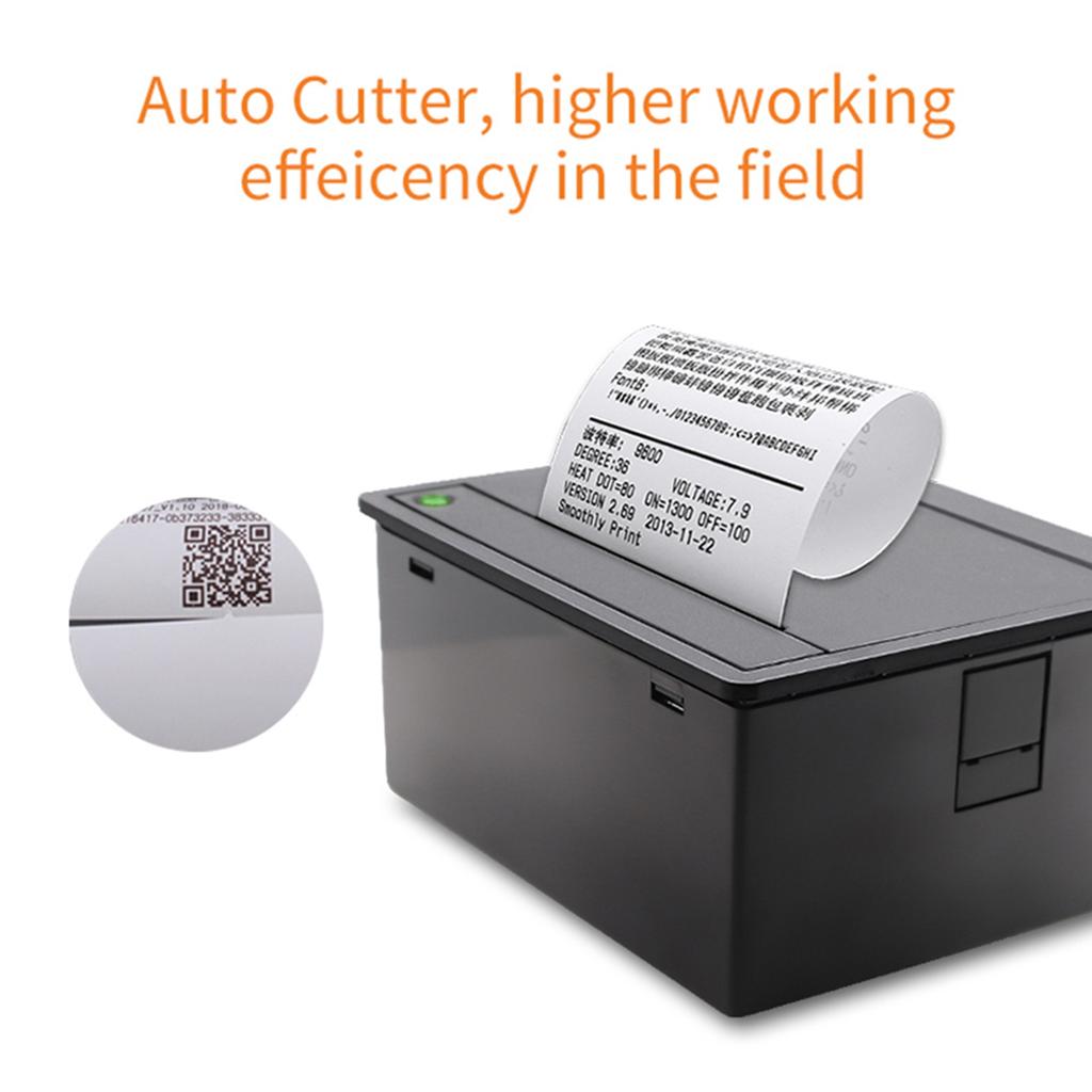  24V 3A   Thermal Line Printer with USB  232 TTL, Fast speed, POS, Paper Cutter, for Supermarket, Bank