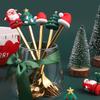 Christmas Set Gift Tableware Spoon & Fork Set Dessert Spoon Fruit Fork Coffee Spoon Tableware Set