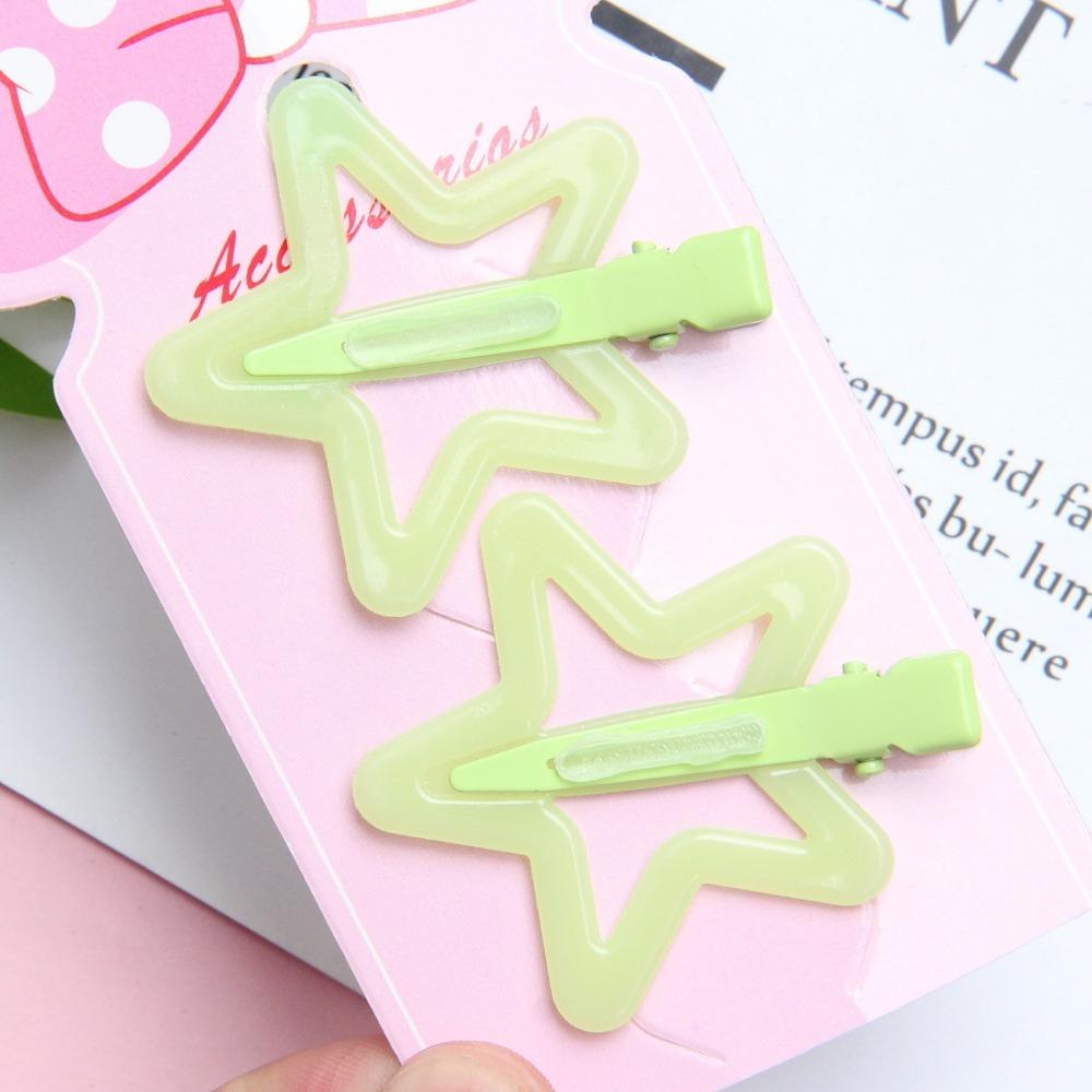 Colorful Star BB Hair Clips Cute Side Barrettes Hair Grip High Quality Star Hairpin
