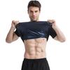 Men's Short Sleeve Sweat-Inducing Fitness Suit Corset: Plus Size Waist Trainer and Body Shaper