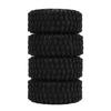 4pcs RC Tire and Wheels Set Aluminum Alloy Rims Hub Rubber Tires for Axial SCX24 1 24 RC Car
