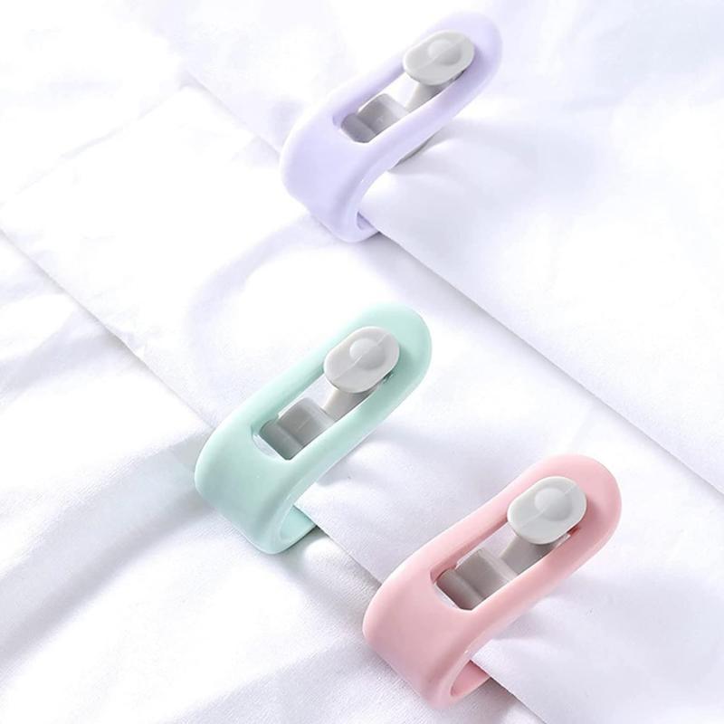 12-1PC Comforter Fixing Clip Sleep Anti-escape Devices Quilt Holders Quilt Corner Clips Clothespins Clothes Pegs Bed Seat Hook