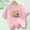 Summer Spring Kids I Hate Morning Cat Printed T Shirts Kids Children's T-shirt Boys Girls Casual Top Tee