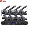 Huidu QH-660 Professional Wired Hand-in-Hand Conference Microphone System (CN version)