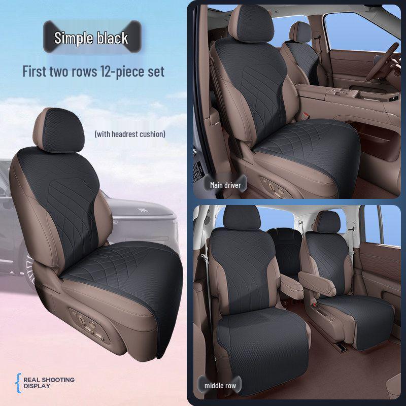 Universal All-Season Seat Cushion for ZEEKR LS9 (2026) - New Six-Seater Car Interior Cover