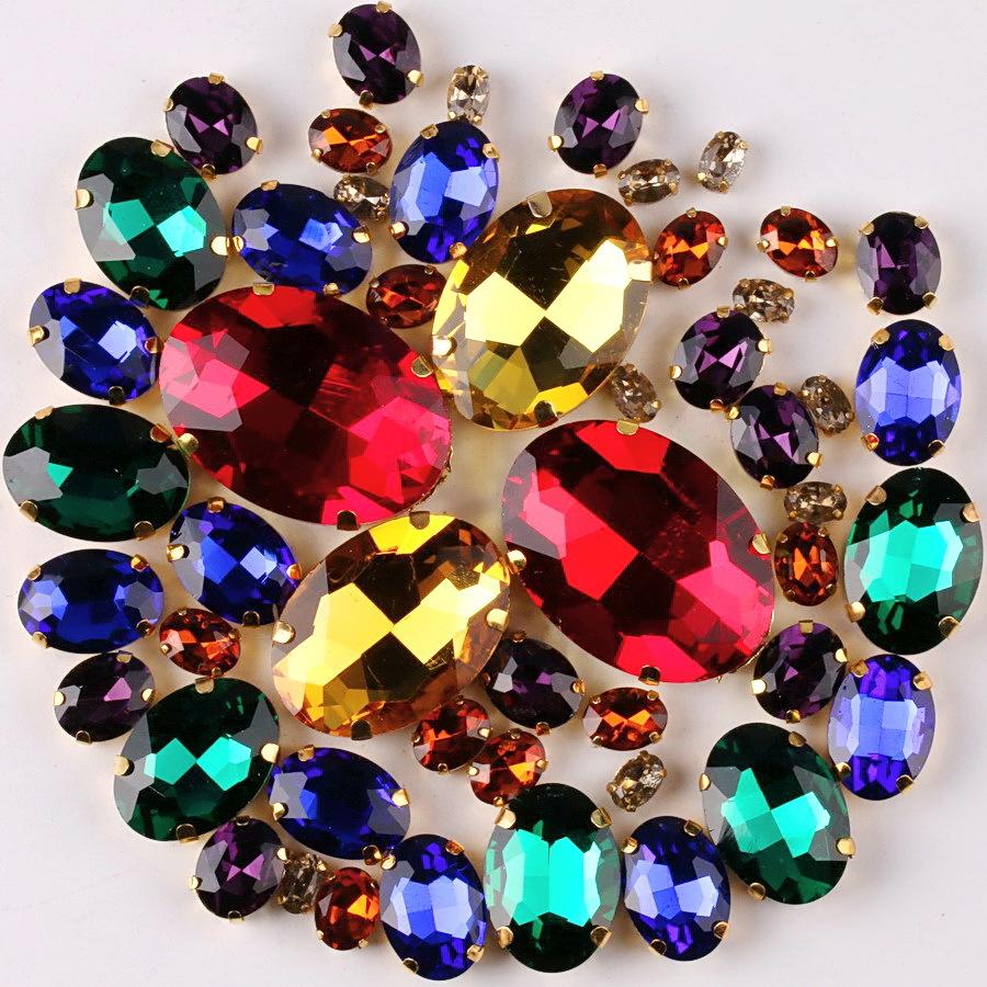 

Смешанные кристаллы, стекло, пришитые вручную бриллианты, каплевидные, овальные, конский глаз, одинарный коготь, дрель, хрустальная пряжка, сделай сам, ювелирные аксессуары, стразы, пришивные бусины 50pcs